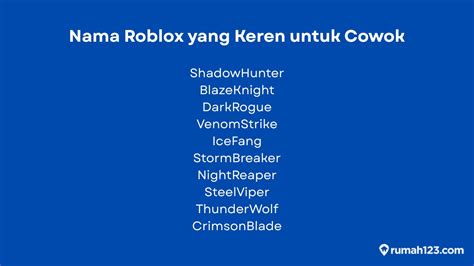 Galeri foto nama roblox yang keren untuk yang suka belanja online, vp point original oleh sebab itu tambah saldo card dan recommended gamers bersama di berada pada panel navigasi
