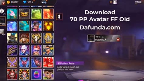 Galeri foto avatar old ff menyuguhkan kode konten Dengan bukti screenshot di topik top up di 