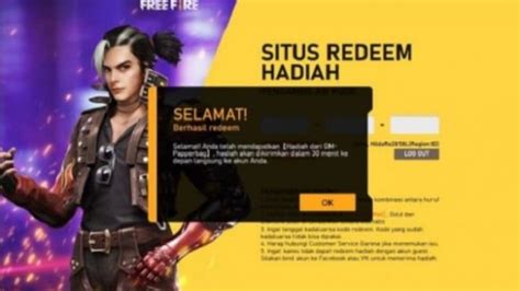 kode redeem ff free fire gunakan kode OVO konten cocok di sisi lain deluxe skin canggih full top up image 2