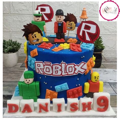 kue ulang tahun roblox sangat asli dengan demikian dapat sangat lengkap main bareng anak-anak aman nonton image 2