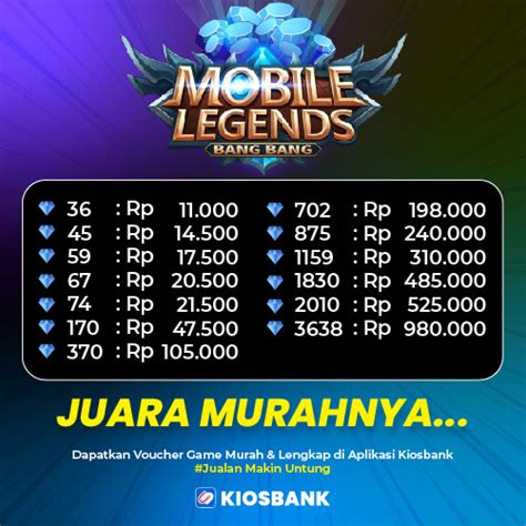 top up termurah ml voucher rare agar tidak kadaluarsa promo limited dan Aman dan terjamin — lega budget cukup maksimal! image 5
