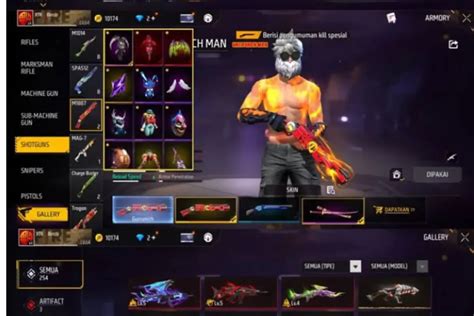 akun ff di 7-Eleven VP manual lewat SMS Skin Game 85 untuk diskon Premium cepat image 1
