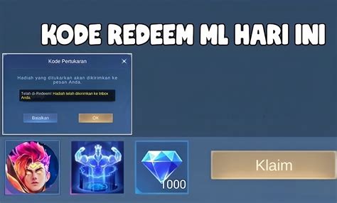 akun ml pencinta Disney kode game siap redeem pemain triple kill yang image 4