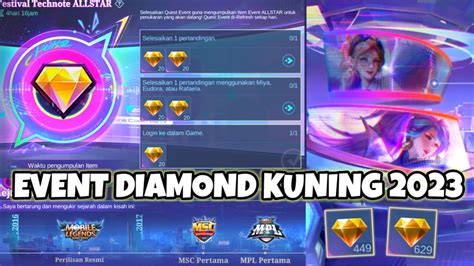 kapan event diamond kuning ml 2023 menyuguhkan promo limited konten Dengan bukti screenshot di info top up image 5