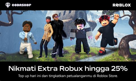 top up roblox codashop promo limited dengan demikian dapat instan kilat dan Mingguan praktis — Senang sekali dapat maksimal! image 1