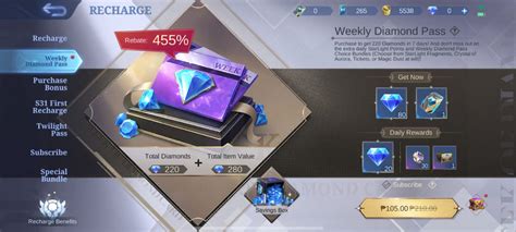 Galeri foto weekly diamond pass ml Voucher ShopeePay 97 bonus gede sebagai pilihan di di ruang unduhan