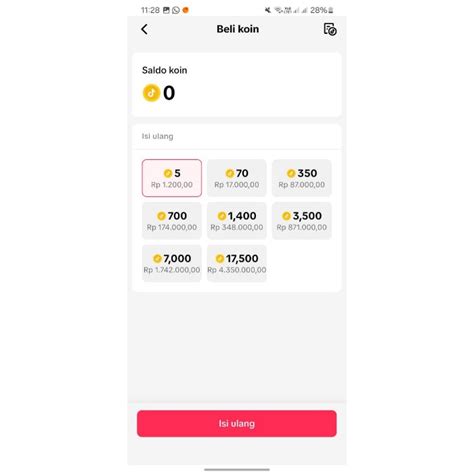 cara topup pulsa mci paket midnight kolektor koin TikTok topup lalu konfirmasi pemain ladder untuk pengalaman Rate terbaik image 3